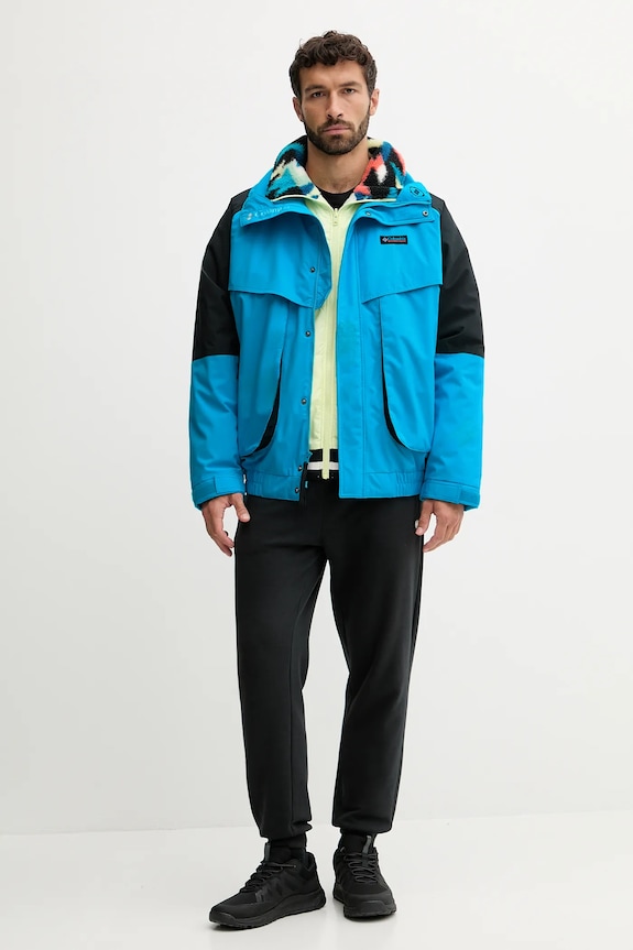Columbia kurtka Powderkeg II Remastered Interchange 2097221 niebieski AW25