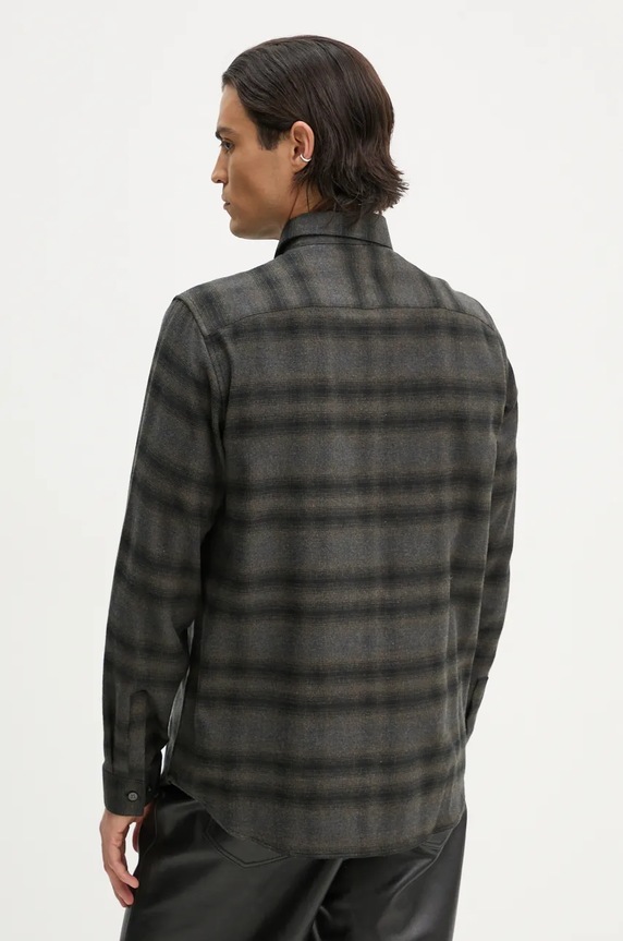 Odjeća Pamučna košulja Theory O0874504 zelena