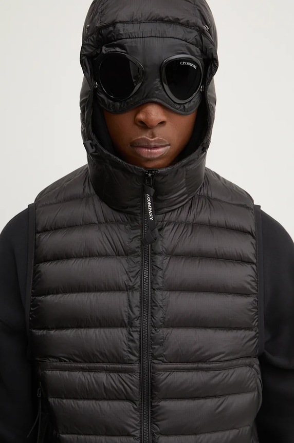 C.P. Company gilet in piuma 17CMOW074A006099A nero
