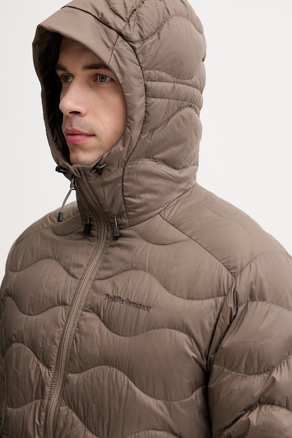 Peak Performance kurtka puchowa męska Helium Down brązowy G79845