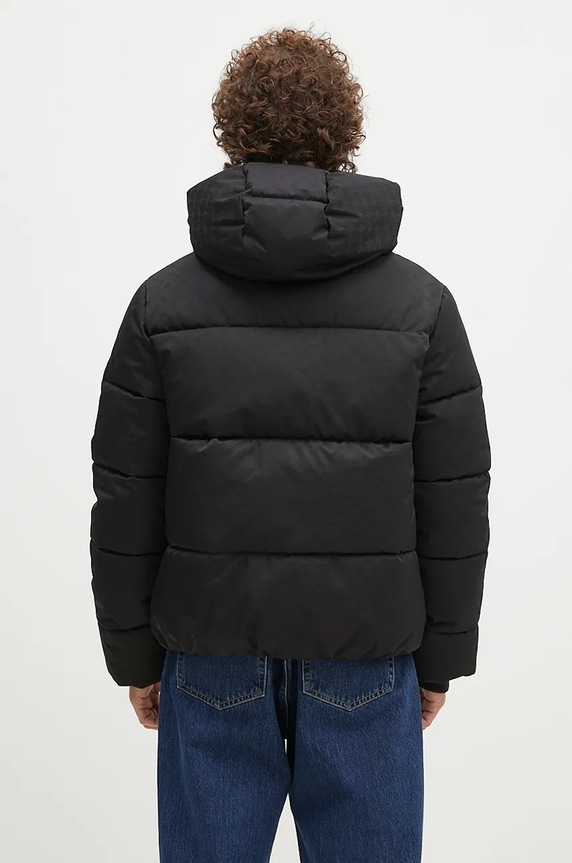 Odzież Daily Paper kurtka Monogram Puffer Jacket 1000119 czarny