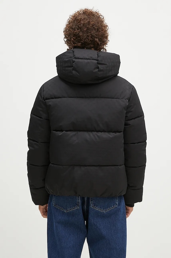 Odzież Daily Paper kurtka Monogram Puffer Jacket 1000119 czarny