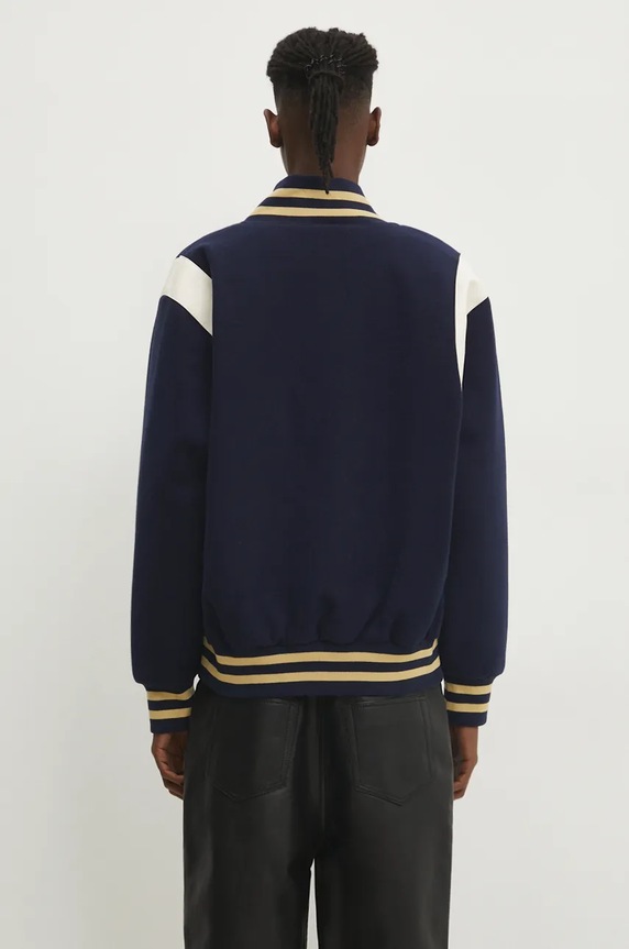 Îmbrăcăminte ICECREAM geaca bomber Drippy Varsity Jacket IC24301 bleumarin