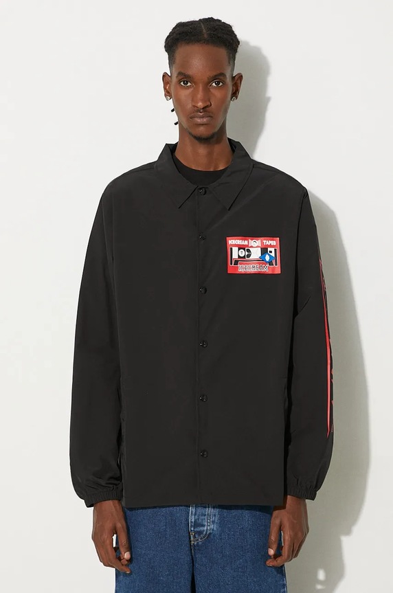 ICECREAM kurtka Ictv Coach Jacket nieocieplane czarny IC24305