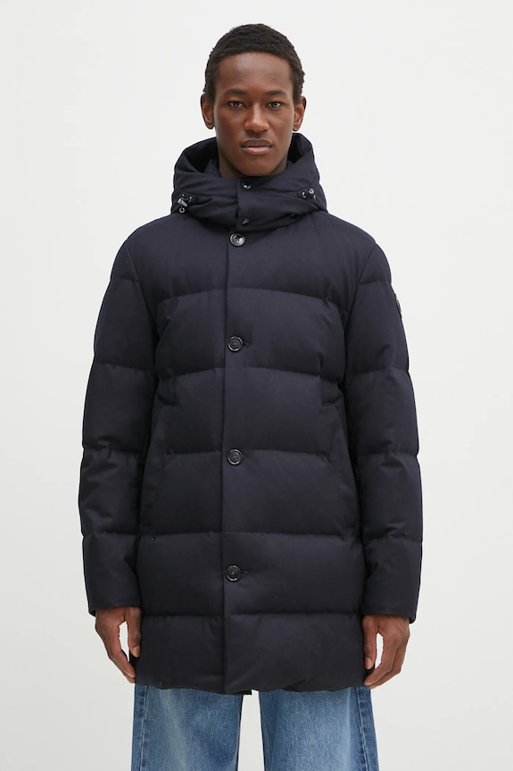 Вовняна куртка Woolrich Luxe Long Parka інші темно-синій CFWOOU0627MRUT3108.UT31