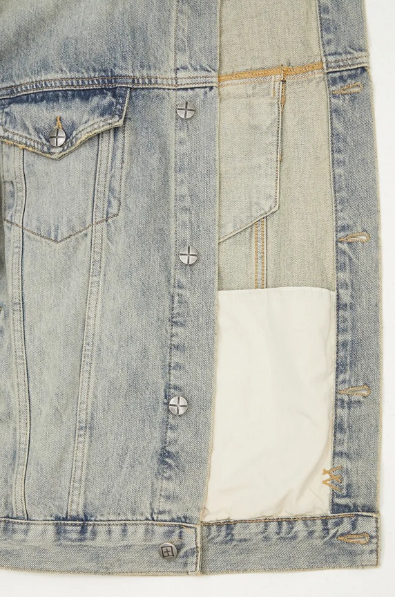 KSUBI denim jacket Oh G MFA24JK003 blue