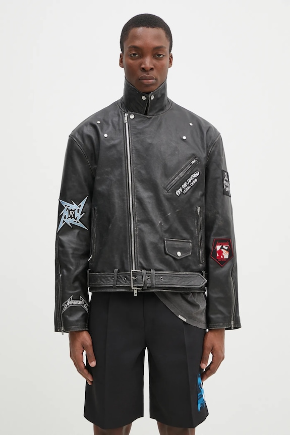 Represent leather biker jacket Metallica Leather Jacket MLM173.001 black