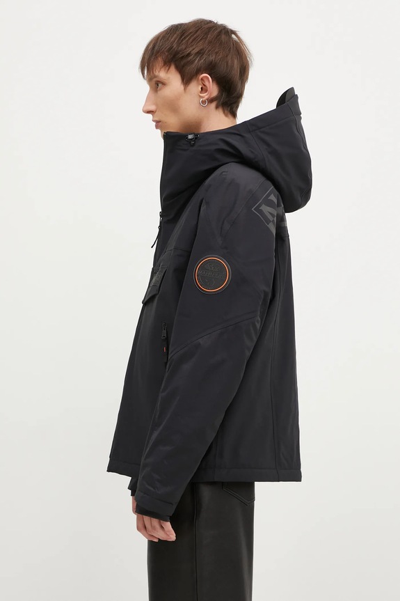 Napapijri jacket Rainforest Tech Op NP0A4IAF0411 black AW24