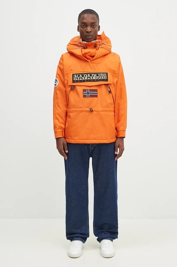 Napapijri jacket Skidoo 1990 NP0A4IK5A681 orange
