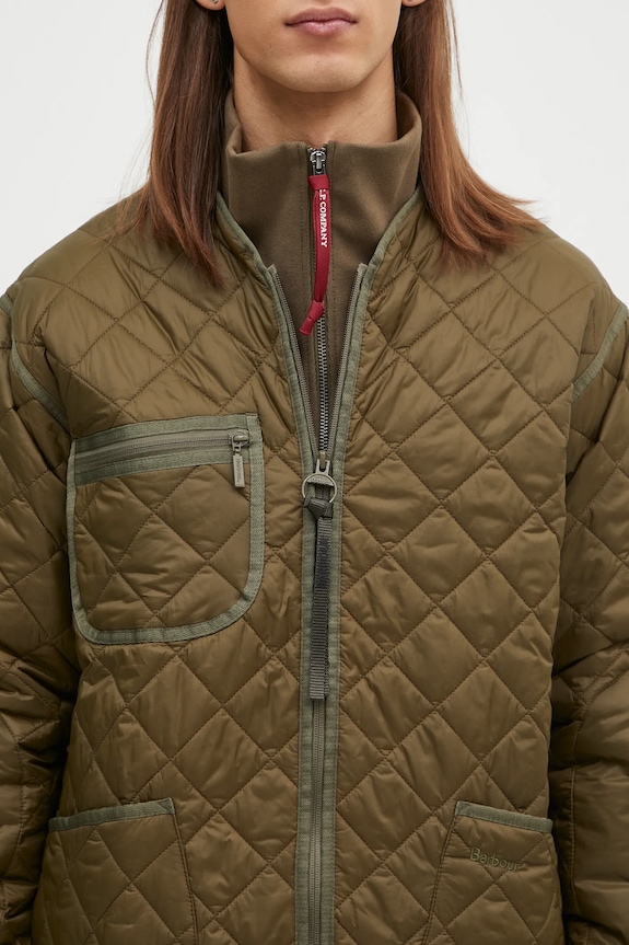 Bunda Barbour Liddesdale Liner Quilted Jacket zelená MQU1788