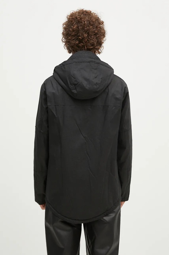 Odzież Barbour kurtka Re-Engineered Durham Wax Jacket MWX2332 czarny