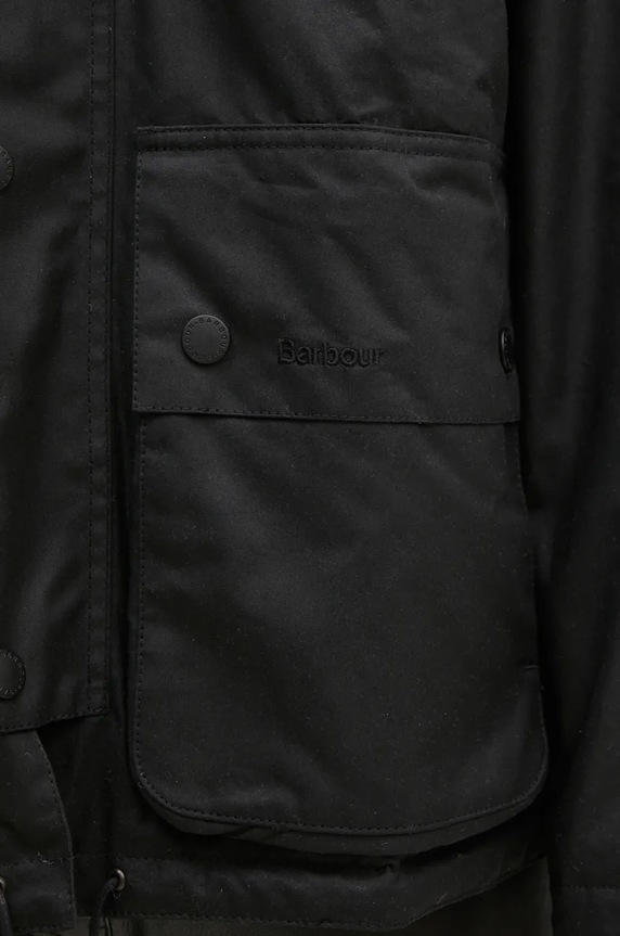 Barbour kurtka Re-Engineered Durham Wax Jacket MWX2332 czarny