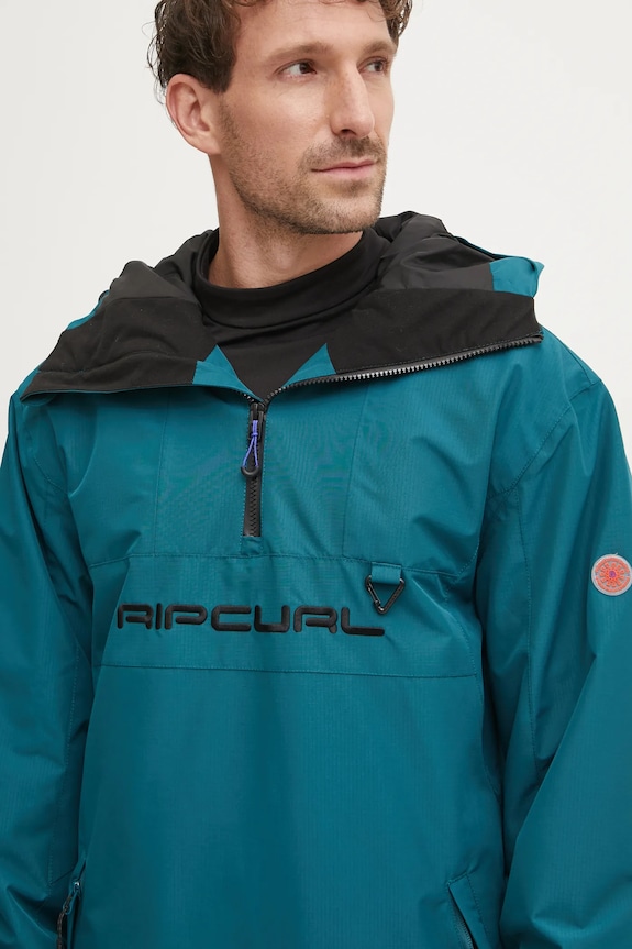 Bunda Rip Curl Anti-Series Anorak tyrkysová 00GMOU