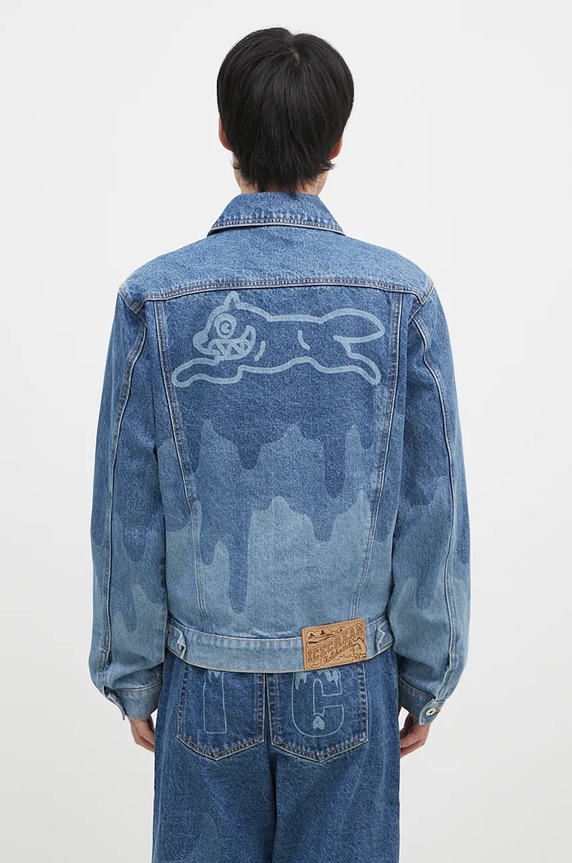Oblečenie Rifľová bunda ICECREAM Lazer Drip Denim Trucker IC24369 modrá
