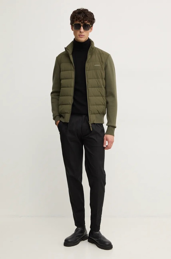 Jakna s dodatkom vune MACKAGE HANEY.CITY zelena AW24