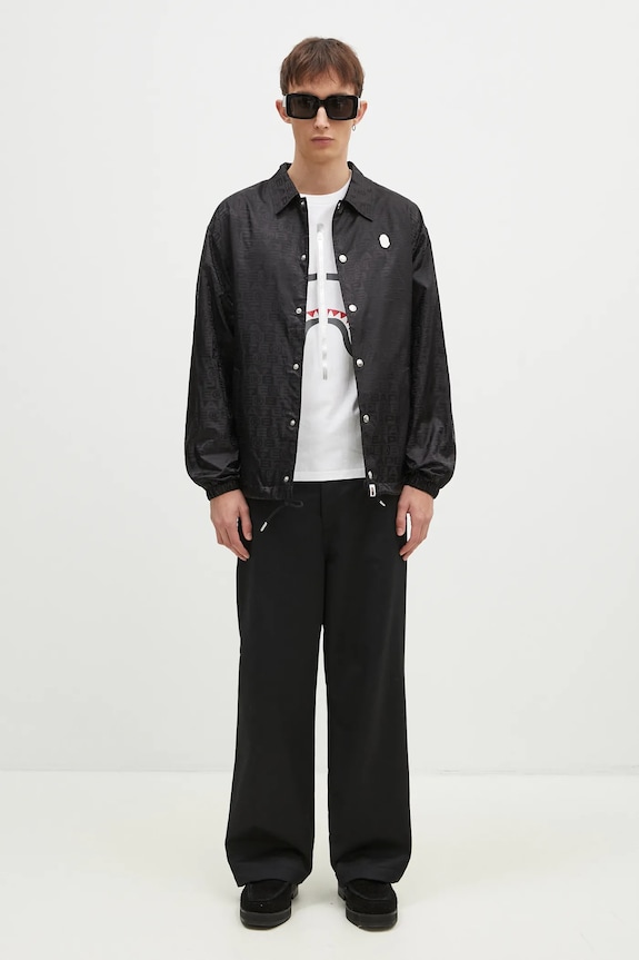 Bunda A Bathing Ape Lux Sport Pattern Jacquard Nylon Coach Jacket 1K80140314