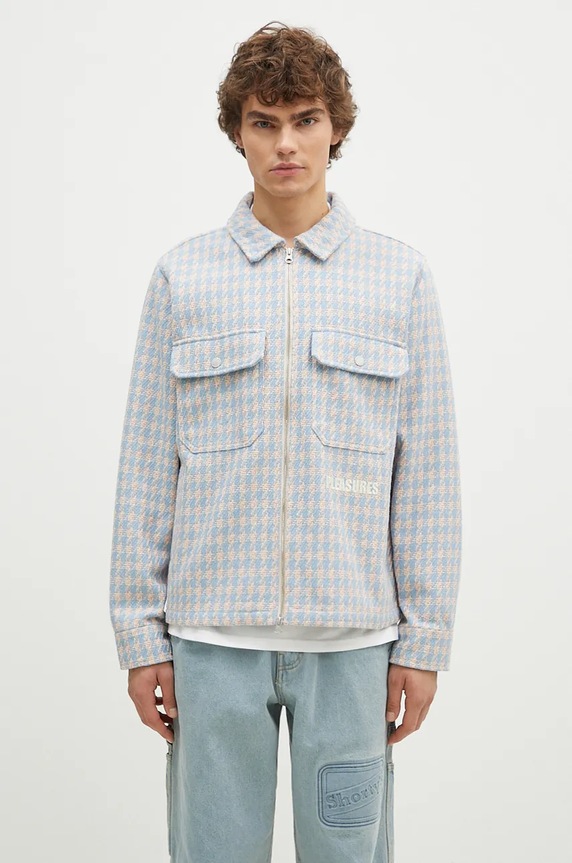 PLEASURES jacket Folklore Work other blue P24F038