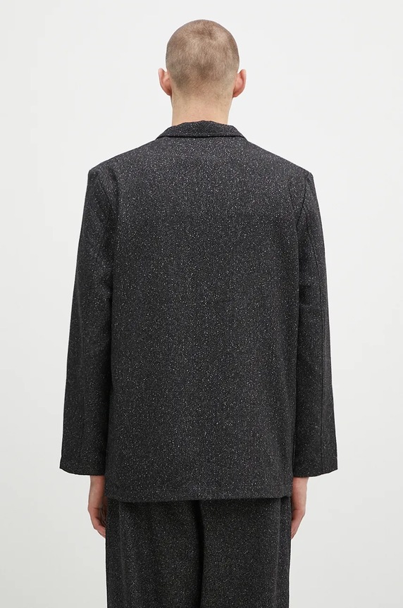 Clothing Universal Works wool blend blazer 31136.BLACK black
