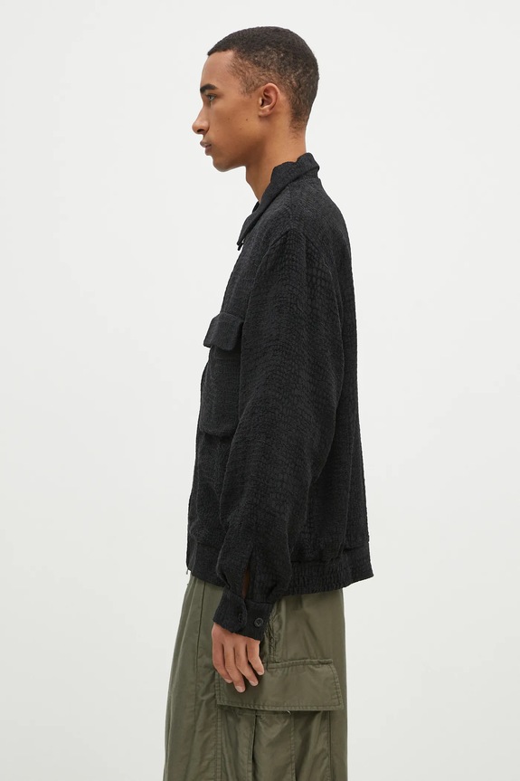 Bunda Needles Sport Jacket PU132 černá AW24