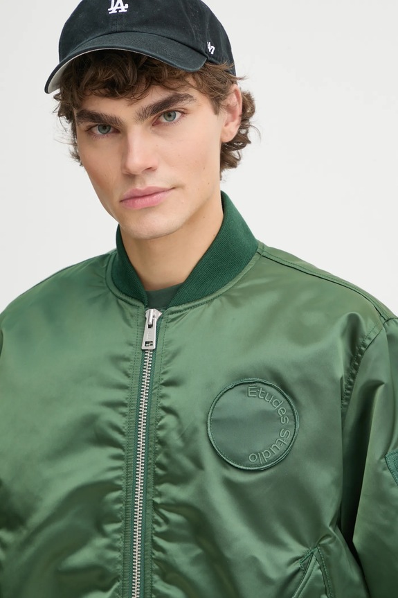 Bomber jakna Études Studio zelena H24MMOUT723
