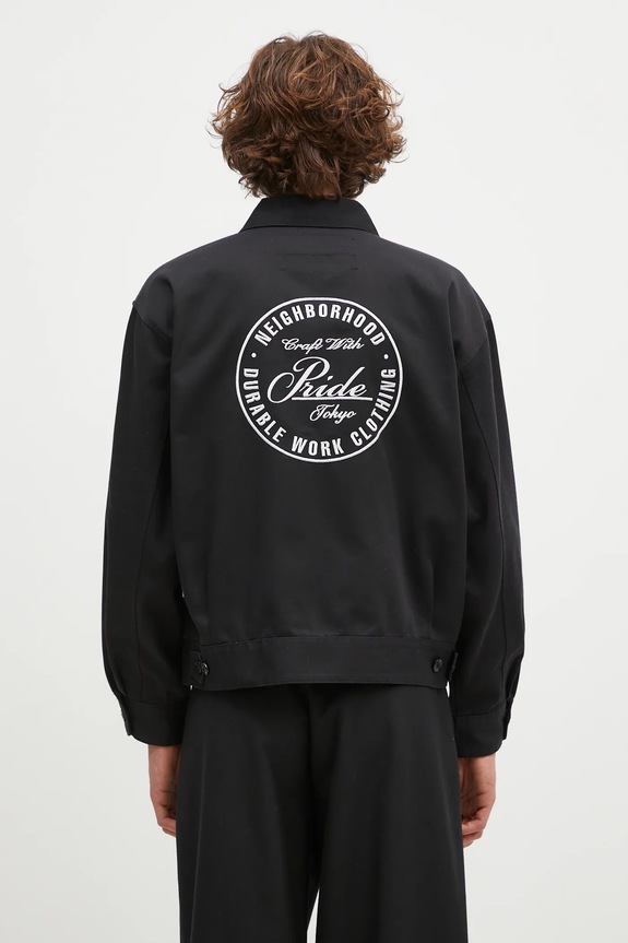 Одяг Куртка NEIGHBORHOOD NEIGHBORHOOD X Dickies . Zip Work Jacket 242VFDKN.JKM01 чорний