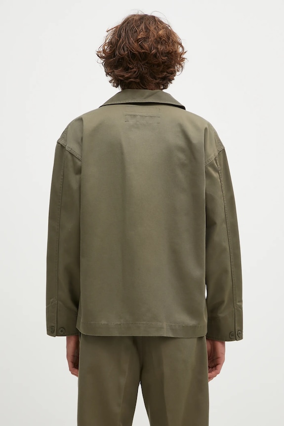 Abbigliamento NEIGHBORHOOD giacca NEIGHBORHOOD X Dickies . Coverall Jacket 242VFDKN.JKM02 verde