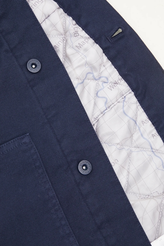 Stan Ray giacca in cotone Pork Chop Jacket AW2404755 blu navy
