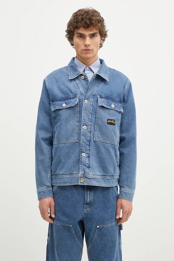 Džínová bunda Stan Ray Trucker Jacket přechodné modrá AW2404977