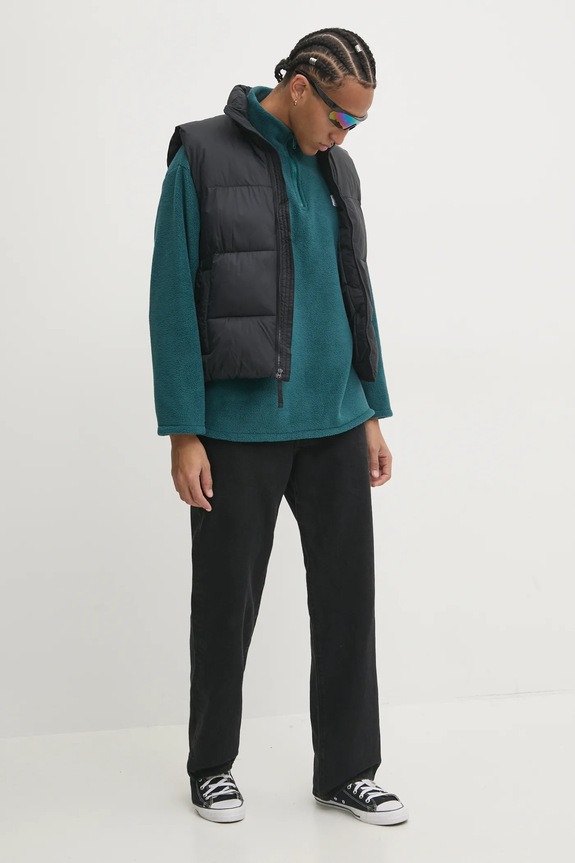 Αμάνικο μπουφάν Hollister Co. KI332.4091.900 μαύρο AW24