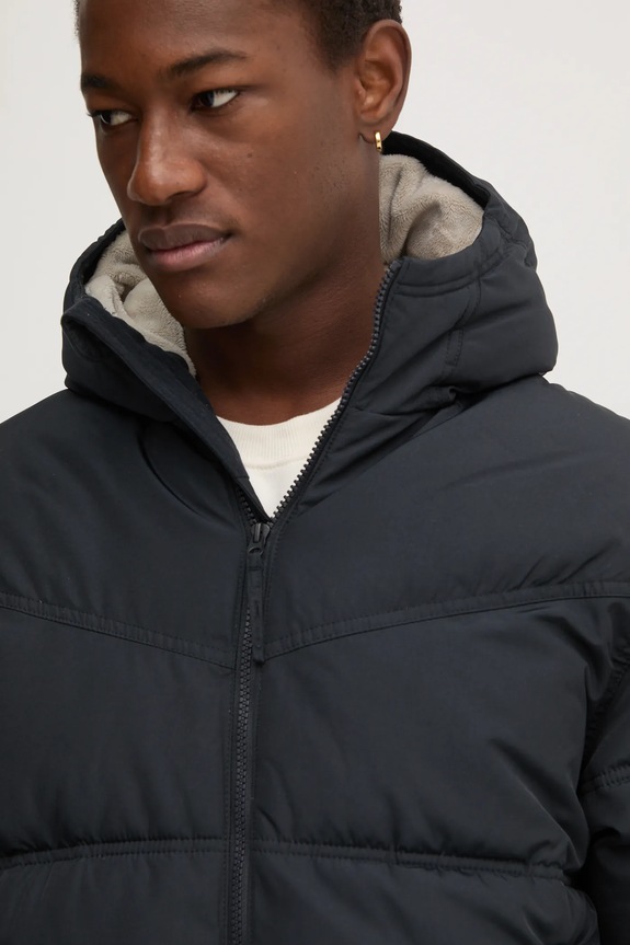 Μπουφάν Hollister Co. μαύρο KI332.4123.901