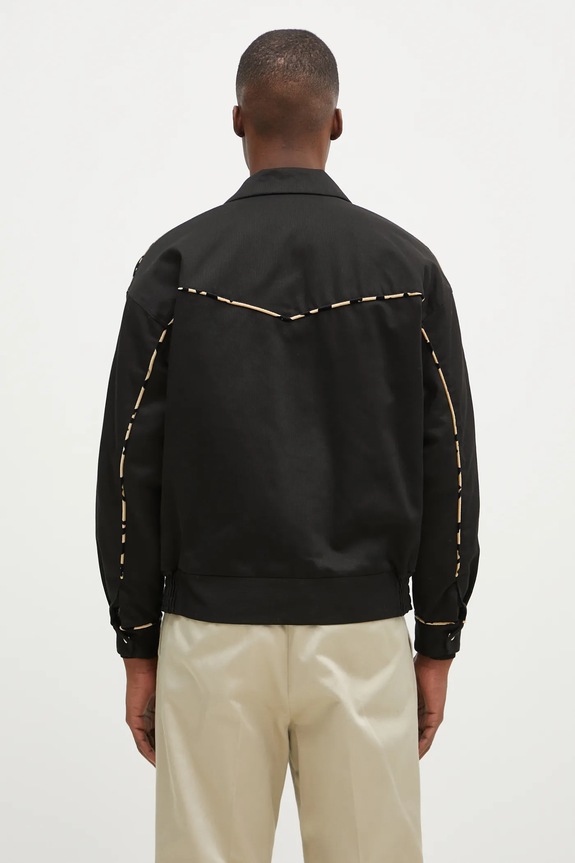 Одяг Бавовняна куртка Wacko Maria Western Jacket 24FW.WMO.BL20 чорний