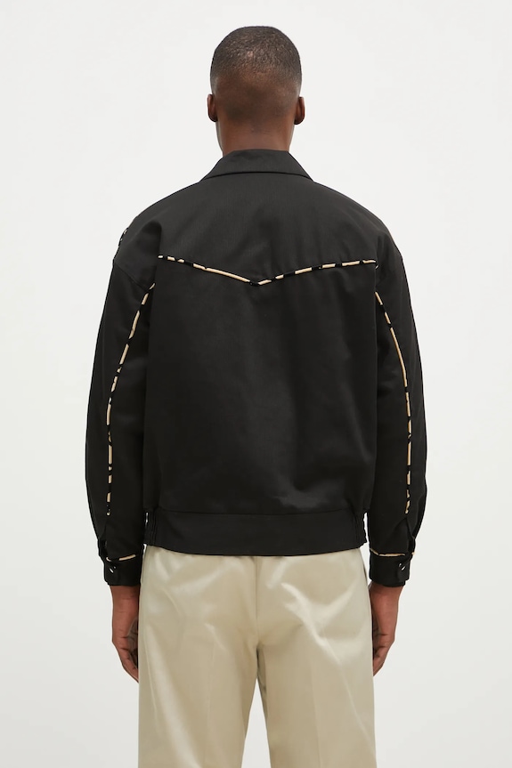 Одяг Бавовняна куртка Wacko Maria Western Jacket 24FW.WMO.BL20 чорний