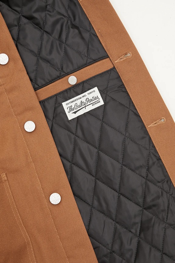 Wacko Maria kurtka Dickies 24FW.WMO.DC01 brązowy