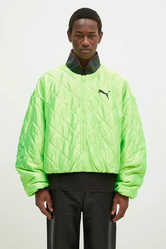 Obojstranná bunda Puma Puma x A$AP ROCKY PLEATHER JACKET 632480 čierna