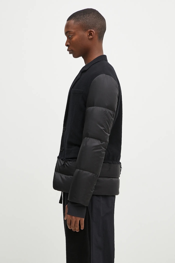 Vunena pernata jakna Undercover Jacket UC2D4103 crna AW24