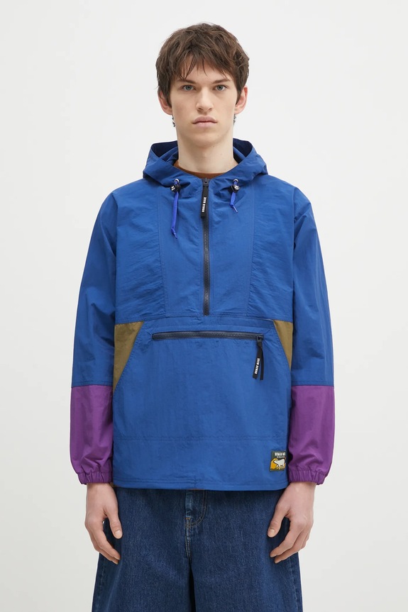 Human Made giacca Anorak Parka non isolato blu HM28JK029