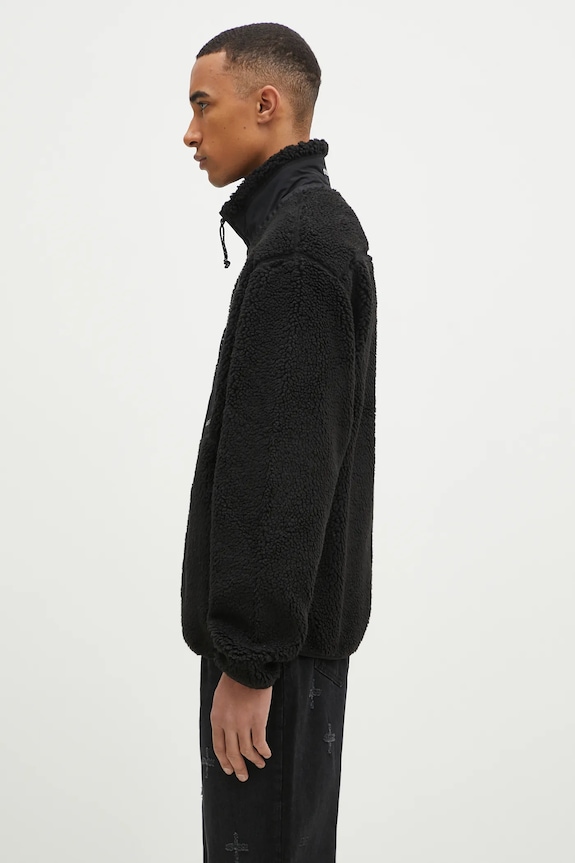 thisisneverthat kurtka SP Sherpa Fleece Jacket TN243BOWHS01 czarny AW24