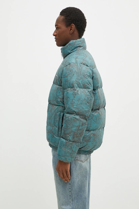 thisisneverthat down jacket PERTEX T Down Jacket TN243OOWHS02 turquoise AW24