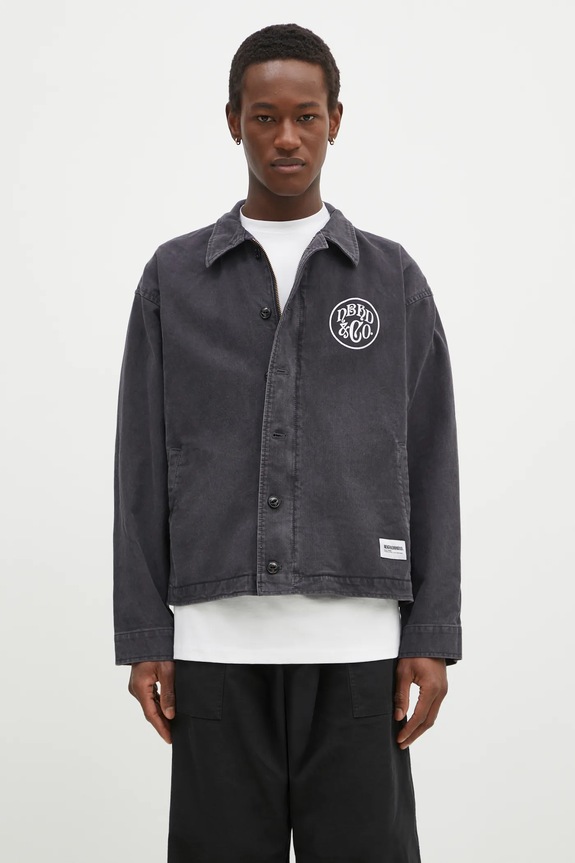 Одяг Бавовняна куртка NEIGHBORHOOD 242AQNH.JKM02 чорний