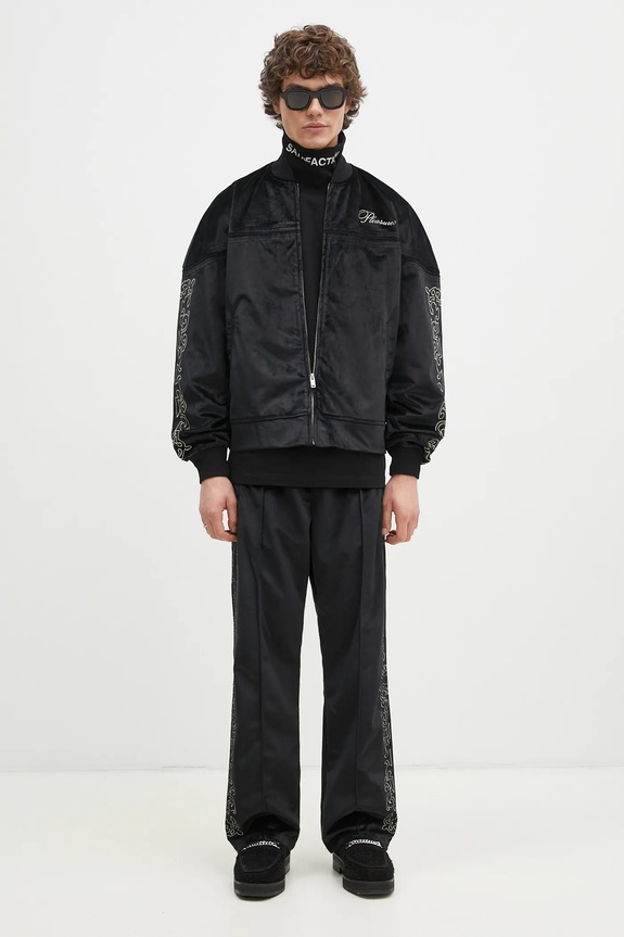 Mikina PLEASURES Unquote Velour P24W010