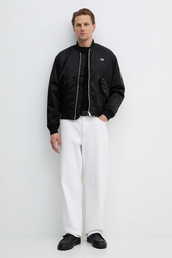 Яке бомбър Lacoste BH2899 черен AW25