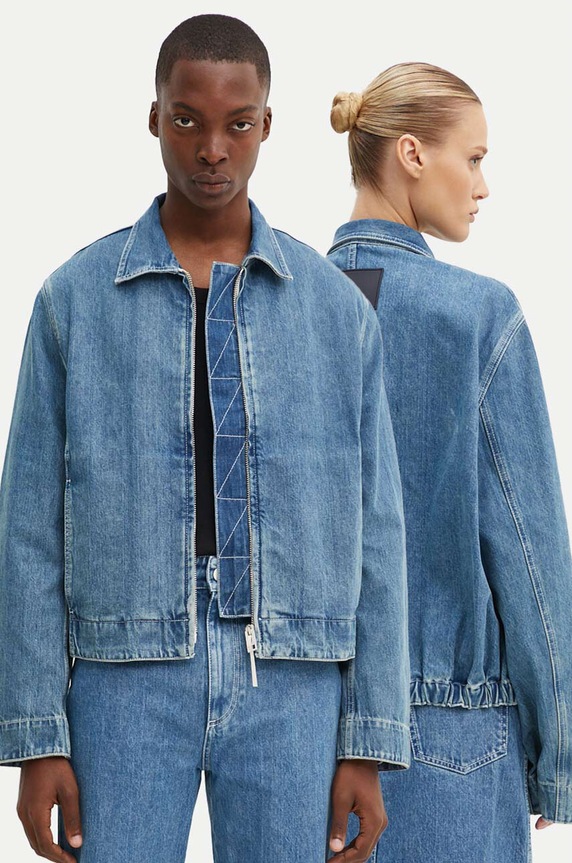 Джинсовая куртка Sunnei джинс голубой RTWXOUW004