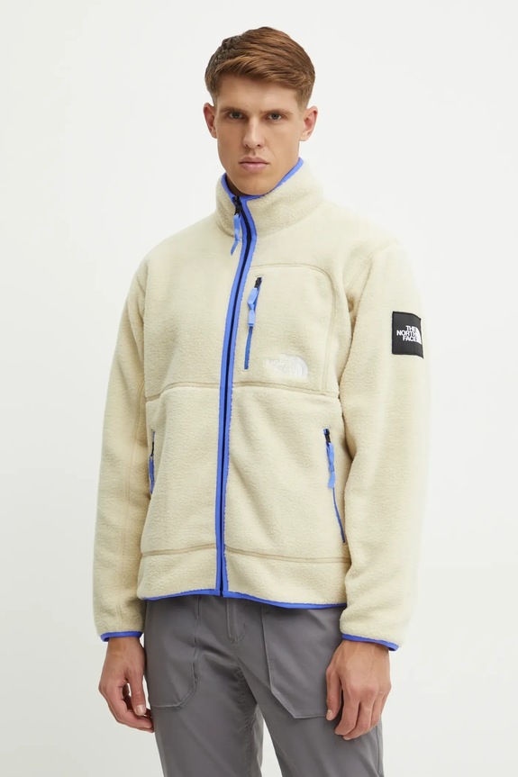 The North Face kurtka dwustronna TNF x Yinka Ilori NF0A89GK4D51 beżowy AW24
