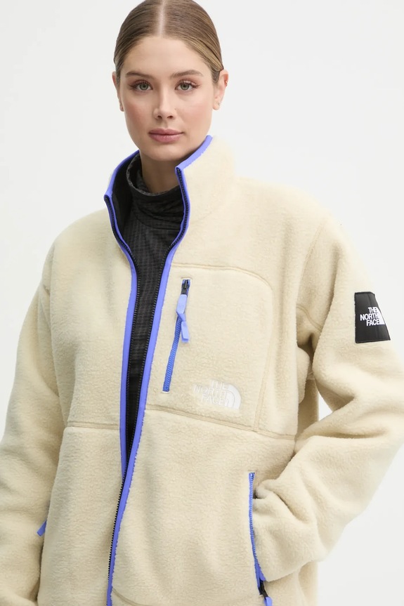 The North Face kurtka dwustronna TNF x Yinka Ilori beżowy NF0A89GK4D51