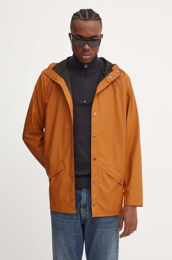 Rains kurtka przeciwdeszczowa Jacket W3 12010.63 pomarańczowy AW24
