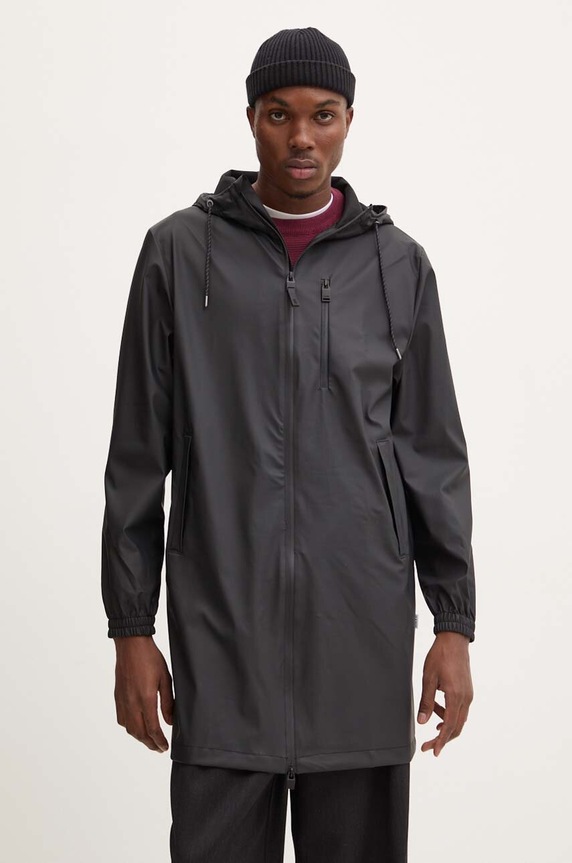 Jakna Rains Long Storm Breaker W3 12080.01 črna AW25