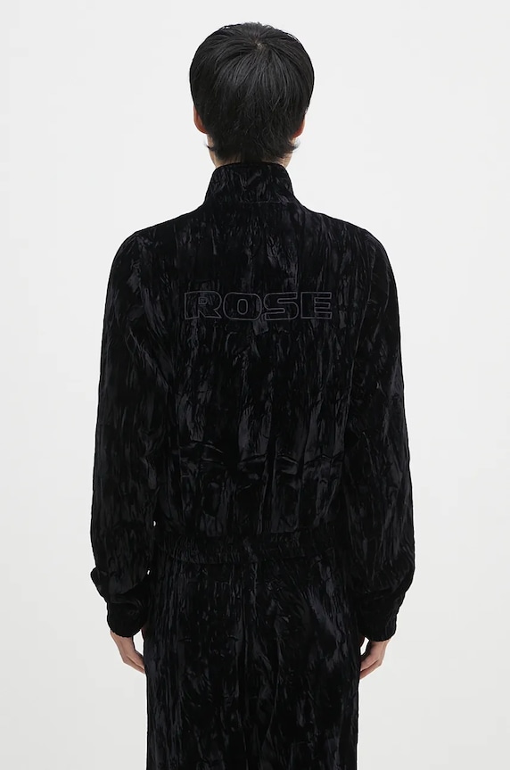 Clothing Martine Rose velvet sweatshirt Shrunken Track Jacket 164WF04001 black