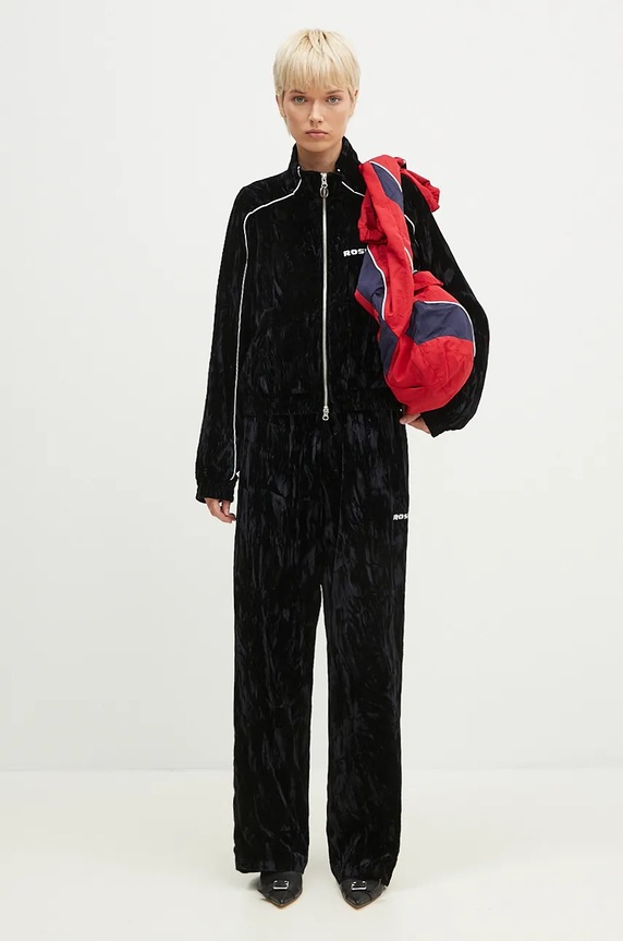 Martine Rose velvet sweatshirt Shrunken Track Jacket 164WF04001