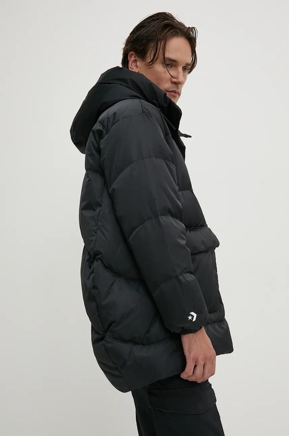Пуховая куртка Converse 10025220.A02 чёрный AW24
