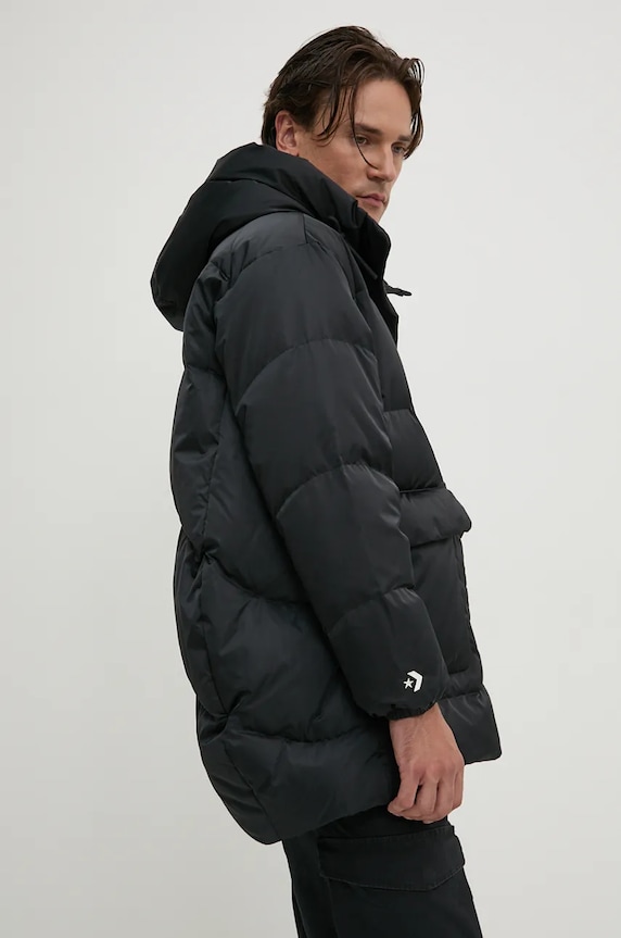 Пуховая куртка Converse 10025220.A02 чёрный AW24